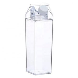 Gobelet carré en plastique à double paroi avec paille, motif dessin animé mignon, pour lait de canard coréen - Product Image 3