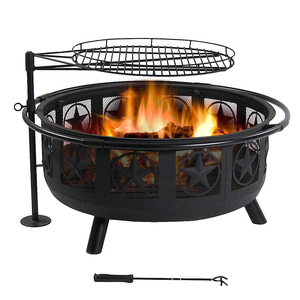 <span class=keywords><strong>Brasero</strong></span> décoratif d'extérieur en fer pour <span class=keywords><strong>barbecue</strong></span>, <span class=keywords><strong>brasero</strong></span> rond en métal à bois pour jardin - Product Image 6