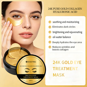 Patchs pour les yeux à l'or 24 carats, hydratants longue durée, éclaircissants pour les cernes et anti-rides, marque privée - Product Image 5