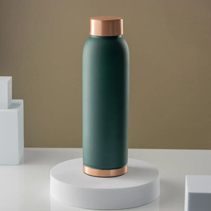 Classic Green Copper <b>Water</b> <b>Bottle</b> Unique Modern Designer Custom Style Latest Decorative Finish Healthy Hydration Applicable - Product Image 6