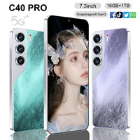 Produk Terlaris Baru Tecno Camon 40 Pro Ponsel Android 14.0 Layar 7.3 Inci Baterai Asli 8800mAh Kamera Ganda