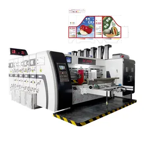 Automatic Flexo Printing Slotting Die Cutting Corrugated Carton Box Making Machine