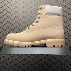 Mens Nubuck Leather Work Boots Waterproof Lace Up Ankle Boots Classic Yellow Style Outdoor Durable Casual Shoes - Product Image 2