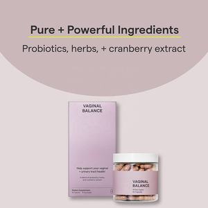 Capsule per l'equilibrio vaginale integratore vaginale naturale per la salute e il tratto urinario con mirtillo rosso, probiotici, aglio e altro - Product Image 5