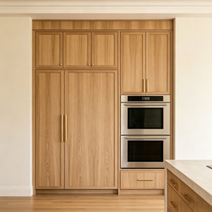 Gabinetes <span class=keywords><strong>de</strong></span> Cocina <span class=keywords><strong>de</strong></span> Lujo CBMmart en Roble Claro, Estilo Americano Transicional, con <span class=keywords><strong>Isla</strong></span> <span class=keywords><strong>de</strong></span> Mármol Calacatta - Product Image 6