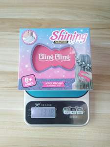 Kit de bricolage créatif de diamants bling nettoyeur de tuyaux de maquillage en plastique Chenille Dry Art pour filles accessoires de <span class=keywords><strong>cheveux</strong></span> Pastebin jouets - Product Image 6