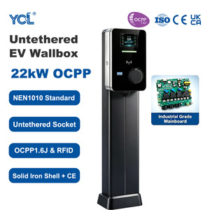 Borne de recharge 22 kW sans fil intelligente NEN1010 OCPP 1.6J, boîtier en fer, <span class=keywords><strong>Wallbox</strong></span> CE - Product Image 1