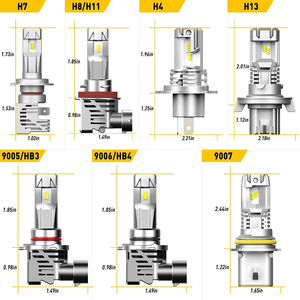 หลอดไฟหน้า LED H7 แสงต่ำ แบบตรงรุ่น สีขาว ไฟหน้าด้านหน้า ดีไซน์กันน้ำ อัพเกรดจากหลอดฮาโลเจน สำหรับรถยนต์ VW Passat - Product Image 1