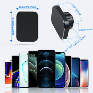 Support de télé<span class=keywords><strong>phone</strong></span> de voiture pour bouche d'aération-Support magnétique pour télé<span class=keywords><strong>phone</strong></span> portable universel pour tout smartphone, iPhone, <span class=keywords><strong>Android</strong></span>-Pho de voiture rotatif - Product Image 2