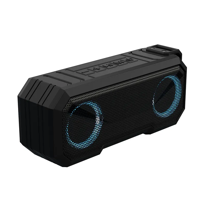 Altavoz Bluetooth portátil multifunción, reproductor de música con Radio LED de colores, inalámbrico, para fiesta al aire libre, venta al por mayor