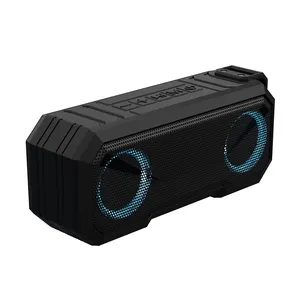 Wholesale Portable Multi-Function Colorful LED Radio Wireless BT Speaker For Outdoor Party Music Player