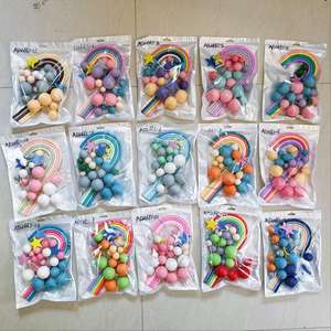 21 pièces de plaques décoratives d'arche en caoutchouc souple arc-en-ciel de dessin animé populaire pour décoration de gâteau coloré - Product Image 3