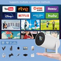 Proyector AOKANG Progaga Hy 300 Mini, Proyector Portátil Hy300 Pro 4K, 720P, Wifi, HD, 350 Ansi, Android 12.0