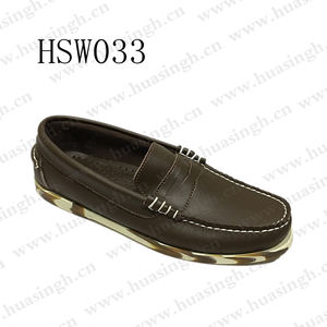ZH, chaussures rétro en cuir pur marron, <span class=keywords><strong>semelle</strong></span> en caoutchouc colorée, style masque léger, chaussures à pois pour hommes HSW033 - Product Image 1