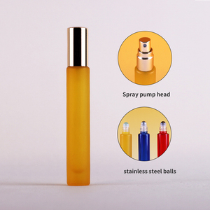 Emballage cosmétique de meilleur design de luxe en gros Huile de parfum essentielle avec vaporisateur 10ml Rouleau en verre sur bouteille - Product Image 2