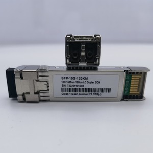 ตัวรับส่งสัญญาณ 10G Sfp ที่ใช้งานร่วมกันได้ 1550nm 120km Lc Duplex Ddm โมดูลไฟเบอร์ออปติกสำหรับการสื่อสารเครือข่าย - Product Image 2