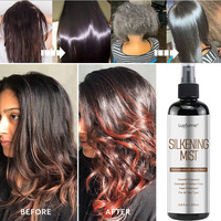 Brume lissante pour cheveux 250 ml, brillance instantanée, sans frisottis, effet soyeux, pour un lissage parfait