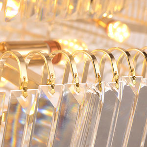 ثريا كبيرة فاخرة وعصرية K9 للمنزل والفندق وغرفة المعيشة والفيلا قلادة سقف مزخرفة مصدر مصباح كريستال - Product Image 2