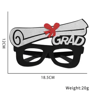 2024卒業シーズン装飾メガネ学校のパーティー用品メガネ卒業式写真小道具