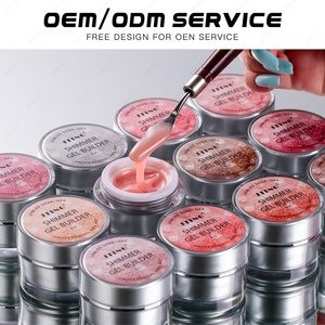 JTING Top Consistency Shimmer Gel Builder <b>Nail</b> <b>Extension</b> Camouflage Construction Gel Painless Sculpture Building Gel <b>Nail</b> Polish - Product Image 4