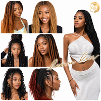 Extensions de dreadlocks en cheveux humains afro crépus en vrac, qualité 9A, Remy vierges chinois 4C, 30g, toutes couleurs, pour salons aux États-Unis