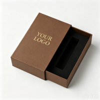Boîte d'emballage de parfum haut de gamme avec estampage à chaud pour les marques de parfums masculins