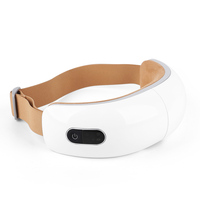 Luftkompressions-Augenmassagegerät mit Bluetooth-Musik, Wiederaufladbar, Vibration und Wärmefunktion zur Entspannung