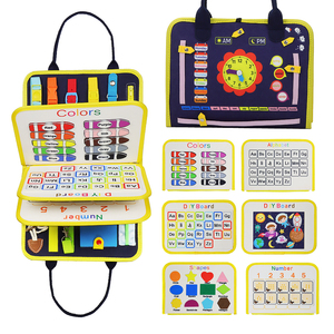 Tableau d'activités en feutre Mofelt de haute qualité, très vendu, pour enfants unisexes de 1 à 5 ans, jouets éducatifs avec taille personnalisée - Product Image 4