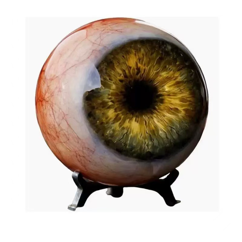 Big Eyes Ornament - Yellow