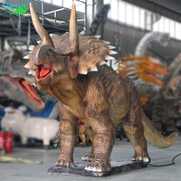 Parc à thème des dinosaures, grand dinosaure animatronique réaliste de grande taille pour l'exposition