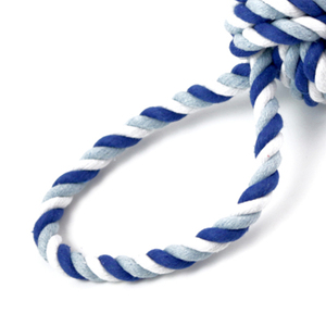 Medium Size Three-Strand Rope Pet Chew Toy with Single Hanging Ball 23*7*7cm - Product Image 5