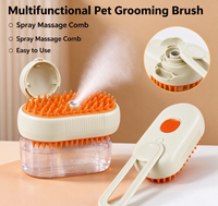 Peigne massant multifonctionnel pour animaux de compagnie, doux pour la peau, confortable, vente en gros d'usine, pour le toilettage des animaux