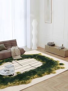 Alfombra de Lana Hecha a Mano para Sala de Estar, Mesa de Centro, Dormitorio, Habitación de Huéspedes, Alfombra Personalizable para el Hogar - Product Image 5