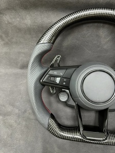 Volante in Fibra di Carbonio Perforato Personalizzato, Vendita Diretta dalla Fabbrica, Compatibile con <span class=keywords><strong>Volkswagen</strong></span> VW <span class=keywords><strong>Golf</strong></span> MK7 Mark 7 R TDI <span class=keywords><strong>TSI</strong></span> - Product Image 2