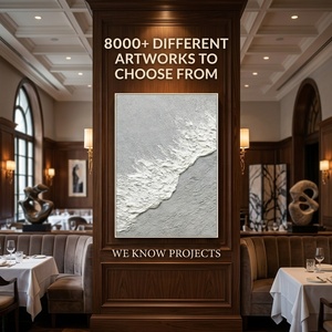 Pintura Abstracta Texturizada 3D de Estilo <span class=keywords><strong>Industrial</strong></span> Moderno para Decoración de Vestíbulos de Oficinas Corporativas, Proyecto de Hostelería de Lujo, <span class=keywords><strong>Diseño</strong></span> de Arte Mural - Product Image 3