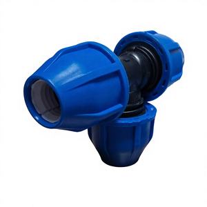 Raccordo a T Uguale T20 ad Alta Pressione Lucidato a Compressione per Irrigazione Agricola - Product Image 3