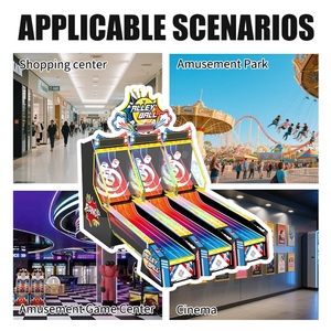 Hướng Dương giải trí hẻm bóng thể thao 2 người chơi trò chơi Arcade Bowling bóng Vé Máy Trò chơi đổi thưởng - Product Image 5