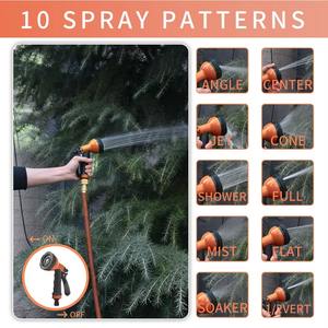 Tuyau d'arrosage extensible avec raccords en laiton massif, buse de pulvérisation 7 fonctions, enroulable et anti-corrosion – Fournisseur direct usine - Product Image 4