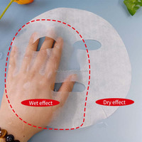 Masque en tissu Proyons de haute qualité à bas prix, fourni directement par l'usine, sans danger pour les peaux sensibles, tissu en Tencel uni 45 g/m²