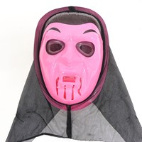 Masque intégral effrayant en PVC de panda pour Halloween, remise de diplôme, fête, mascarade, costume, accessoires de cosplay