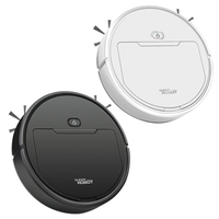 Aspirateur Robot Intelligent Automatique avec Fonction de Lavage Humide, Alimentation USB, Adapté à la Maison, Filtre à Eau Inclus