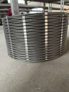 Clôture de jardin écologique de 1.5m treillis de câble métallique de 6 pieds 2 panneaux/filet de câble en maille de carton barrière d'eau en acier inoxydable - Product Image 2