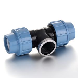 Компрессионный фитинг для <span class=keywords><strong>HDPE</strong></span> трубы пластиковые фитинги PN16 тройник с внутренней резьбой <span class=keywords><strong>HDPE</strong></span> компрессионные фитинги - Product Image 3