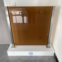 Poteau de balustrade en acier inoxydable pour escalier, design à canal en verre