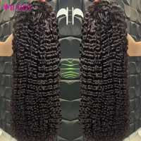 Perruques en cheveux humains bouclés profonds 13x4 13x6 en gros, sans colle, en dentelle frontale HD, origine Vietnamienne, pour femmes noires