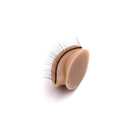 Outil Femme Pvc Peau Débutant Poupée Plat Visage Oeil Paupière Formation Modèle Pratique Cils Silicone Tête Extension Mannequin Lash