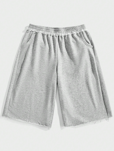 <span class=keywords><strong>Pantaloncini</strong></span> Sportivi Oversize OEM ODM per Uomo, Gamba Extra Larga, in Cotone Pesante, Stile Hip-Hop e <span class=keywords><strong>Streetwear</strong></span> - Product Image 5