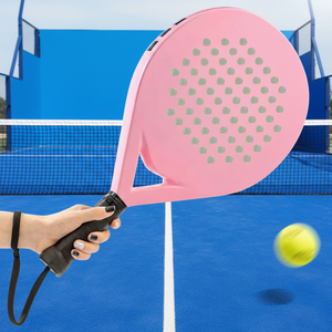 Racchetta da Padel e Beach Tennis in Fibra di Vetro Rosa di Alta Qualità, Personalizzabile con Logo, Morbida EVA per Sport all'Aperto, Direttamente dalla Fabbrica Taspo - Product Image 1