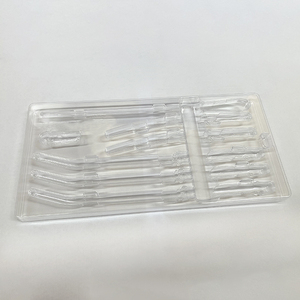Medical Grade Recycled Materials Transparent PETG Disposable Blister Packaging <b>Trays</b> for Syringes - Product Image 4