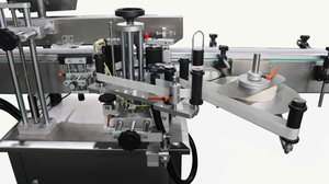 Dọc loại tự động điện điều khiển PLC kiểm soát bọc xung quanh Sticker dán nhãn máy cho chai trường hợp thủy tinh kim loại - Product Image 5